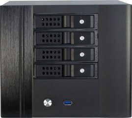 Inter-Tech IPC SC-4004, Mini-ITX, juodas (88887186) kaina ir informacija | Korpusai | pigu.lt