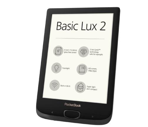 PocketBook Basic Lux 2 6'' цена и информация | Elektroninių knygų skaityklės | pigu.lt