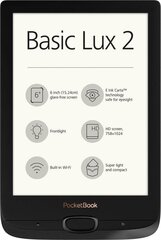 PocketBook Basic Lux 2 6'' kaina ir informacija | Elektroninių knygų skaityklės | pigu.lt