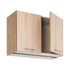 Подвесной шкаф DrewMex, 60x80x30 см, цвета дуба цена и информация | Кухонные шкафчики | pigu.lt