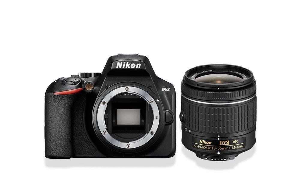 Nikon D3500 SLR + AF-P DX 18-55 VR цена и информация | Skaitmeniniai fotoaparatai | pigu.lt