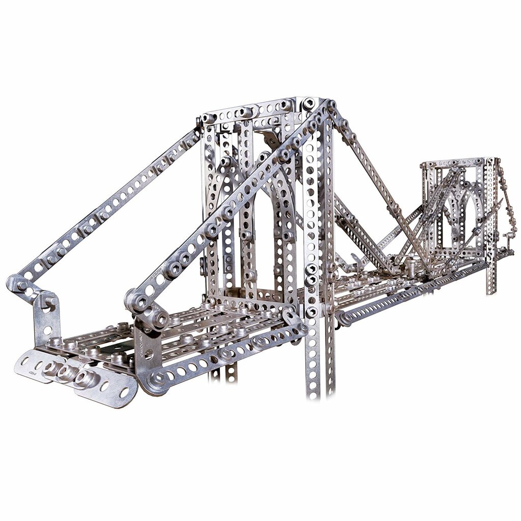 Metalinis konstruktorius Eifelio bokštas ir Bruklino tiltas Meccano 2 in 1, 6024900 kaina ir informacija | Konstruktoriai ir kaladėlės | pigu.lt