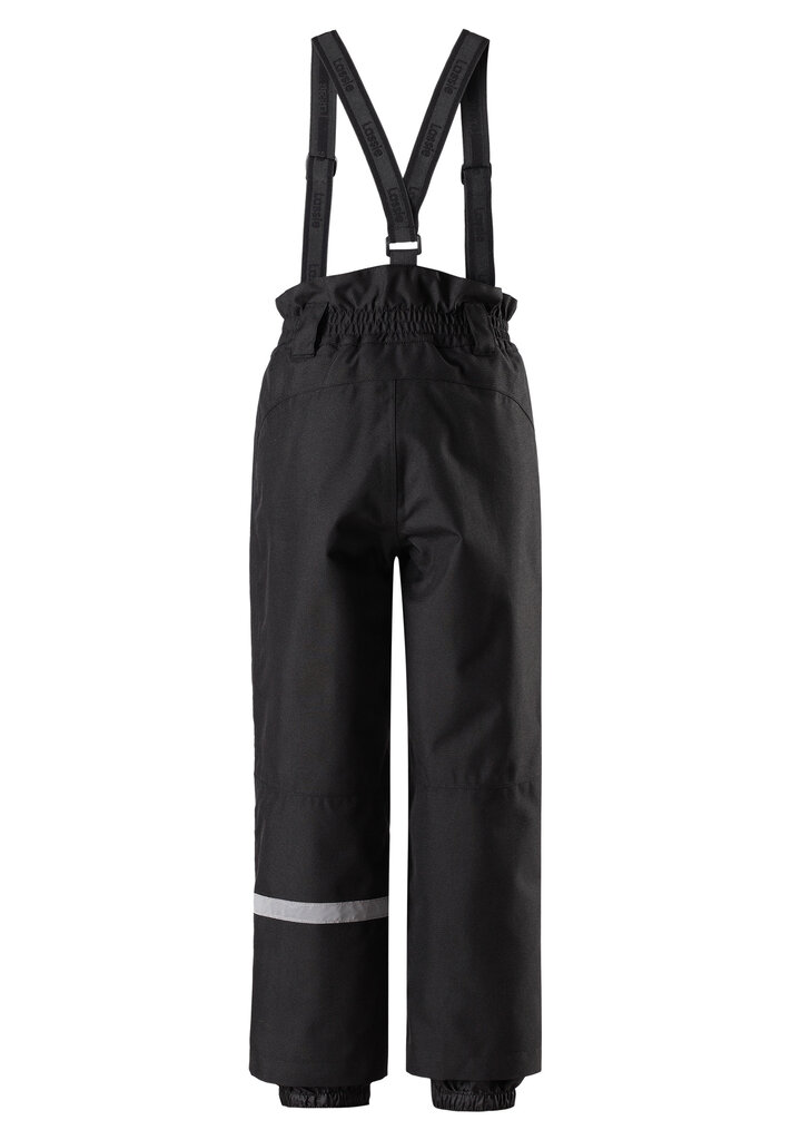 Lassie kelnės su petnešomis Lassietec®, black, 722730-9990 kaina ir informacija | Žiemos drabužiai vaikams | pigu.lt