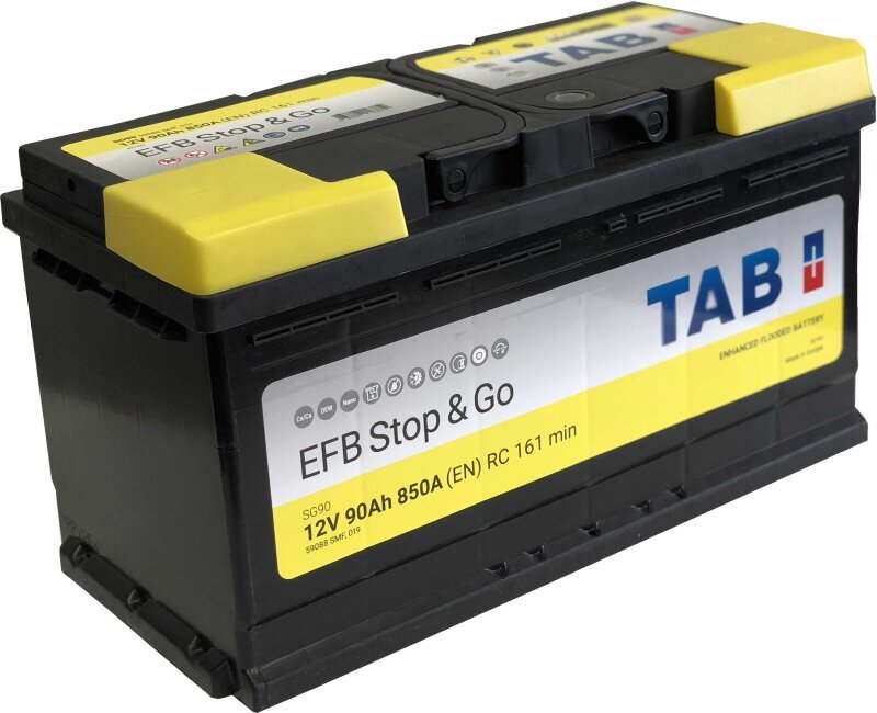 Akumuliatorius Tab EFB Stop & Go 90 Ah 850A 12V kaina ir informacija | Akumuliatoriai | pigu.lt