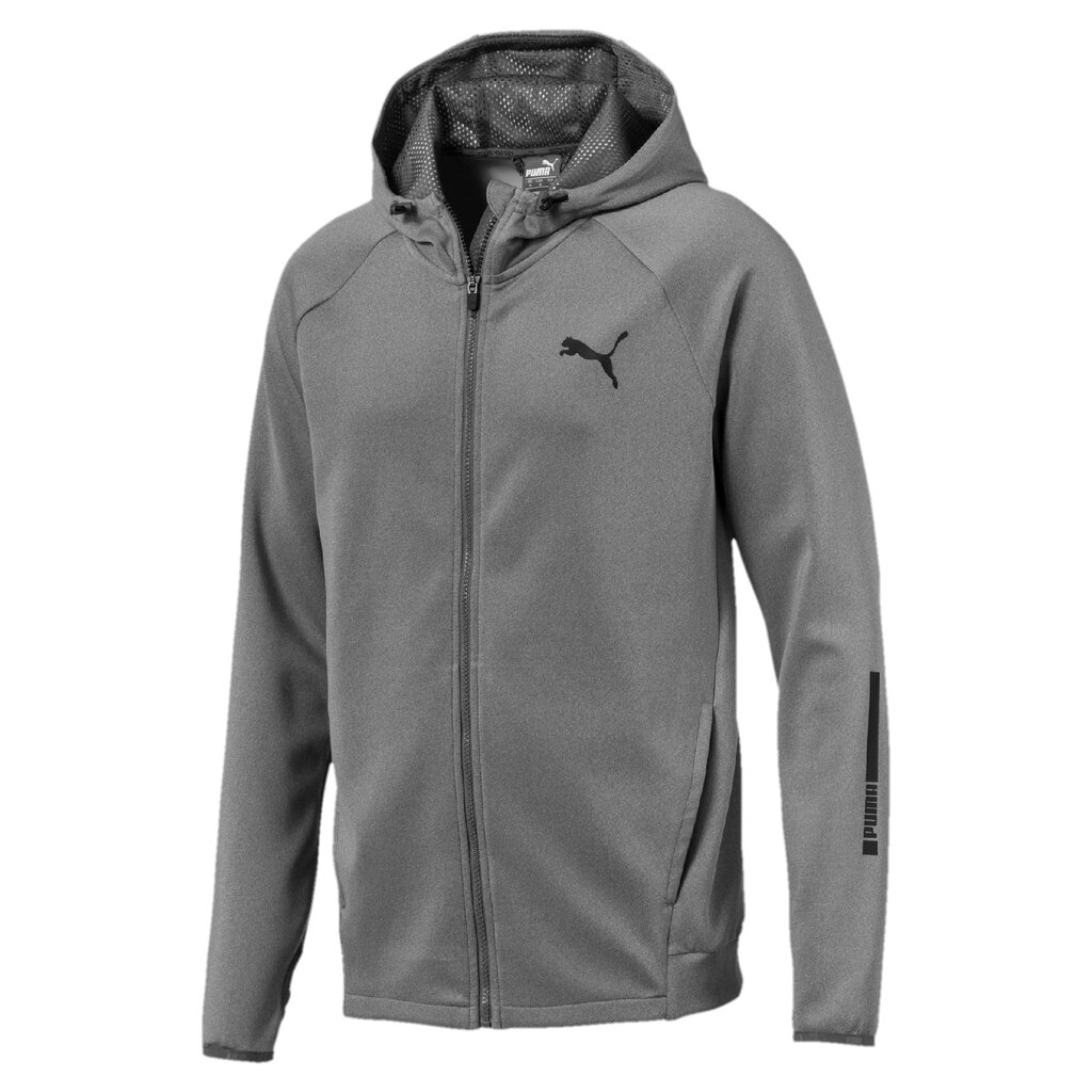 Vyriškas bluzonas Puma Tec Sports FZ Medium Gray XXL kaina ir informacija | Sportinė apranga vyrams | pigu.lt