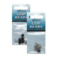 Segtukai Drennan Clip Beads, 4 mm, 5 vnt kaina ir informacija | Drennan Žvejybos reikmenys | pigu.lt