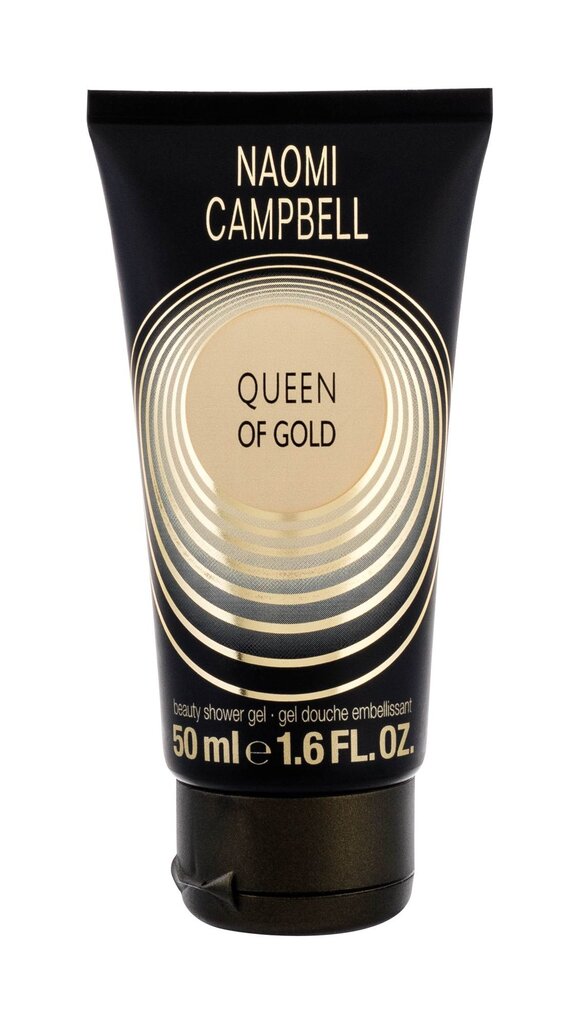 Dušo želė Naomi Campbell Queen of Gold moterims 50 ml   kaina ir informacija | Parfumuota kosmetika moterims | pigu.lt