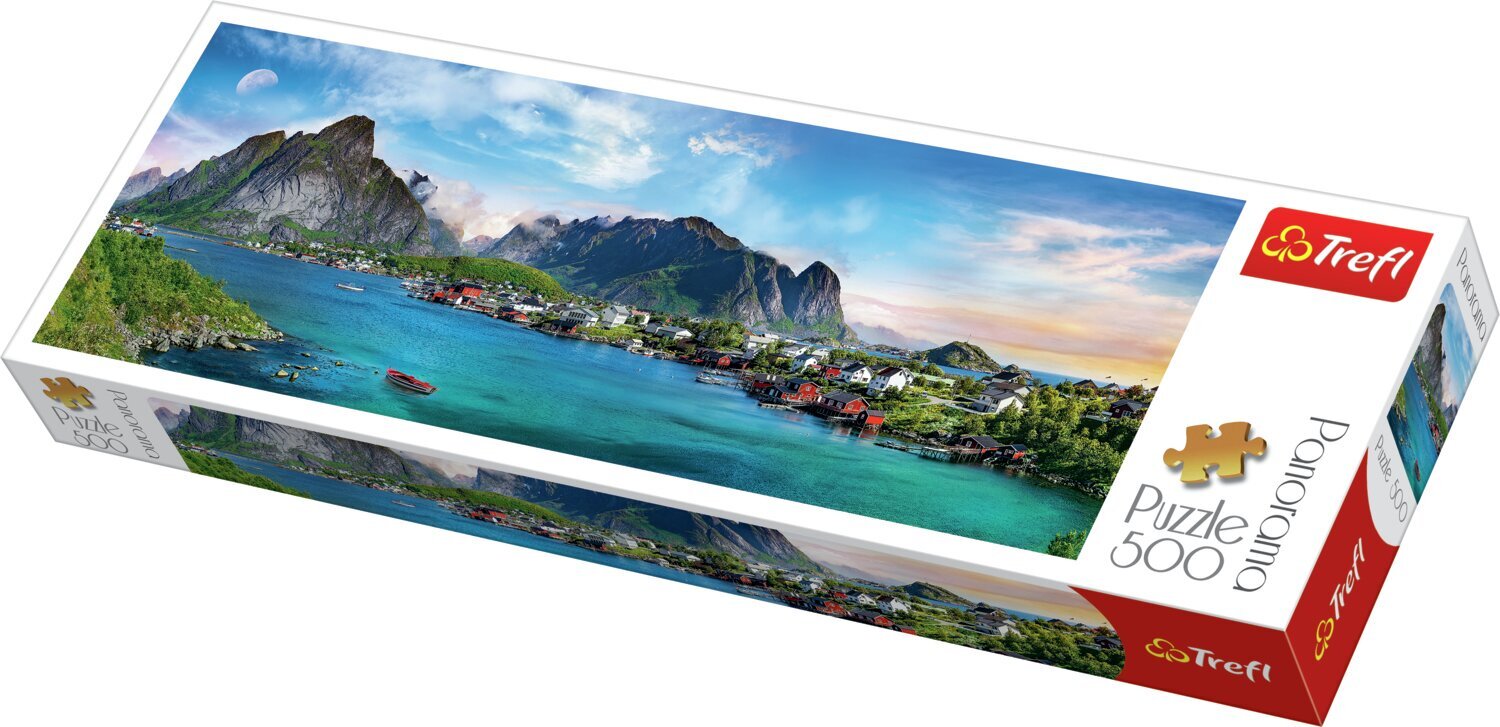 Dėlionė Trefl Norvegijos kalnai, 500 d. kaina ir informacija | Dėlionės (puzzle) | pigu.lt