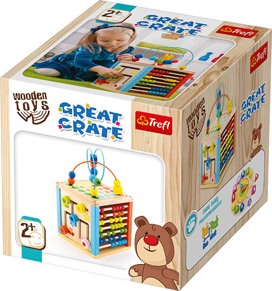Ergoterapinis lavinamasis žaislas Trefl Wooden Toys цена и информация | Žaislai kūdikiams | pigu.lt