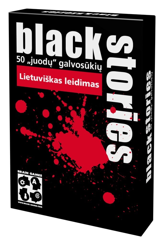 Stalo žaidimas Black Stories LT kaina ir informacija | Stalo žaidimai, galvosūkiai | pigu.lt