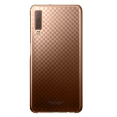 Samsung Galaxy A7 (2018) Gradation Clear Cover EF-AA750CF Gold цена и информация | Чехлы для телефонов | pigu.lt