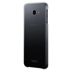 "Samsung J4 plus" EF-AJ415CB Gradacijos dangtelis juodas kaina ir informacija | Telefono dėklai | pigu.lt