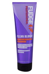 Geltonus tonus neutralizuojantis šampūnas šviesiems plaukams Fudge Clean Blonde Violet-Toning 250 ml kaina ir informacija | Šampūnai | pigu.lt