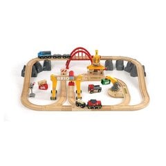 Traukiniai su bėgiais Brio Railway deluxe, 33097 kaina ir informacija | Žaislai berniukams | pigu.lt