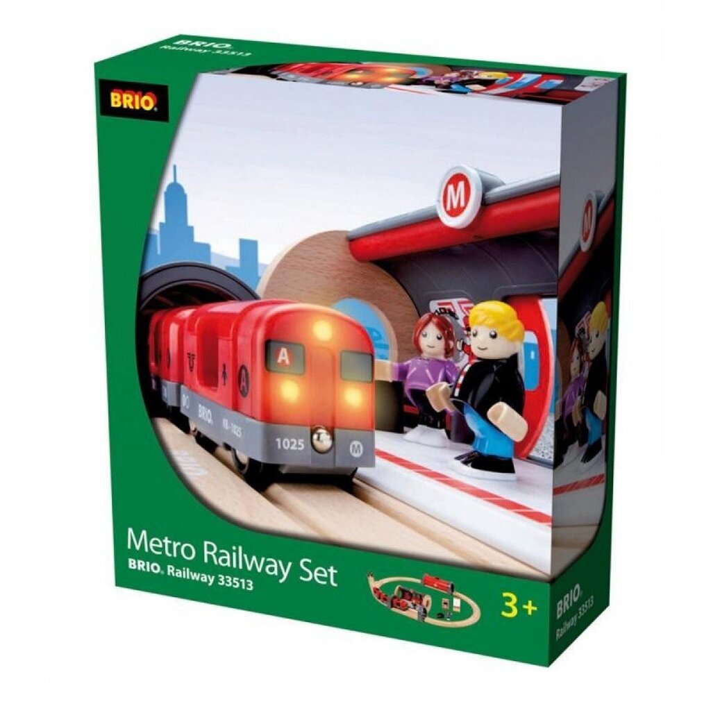 Metro stotis Brio, 33513 kaina ir informacija | Žaislai berniukams | pigu.lt