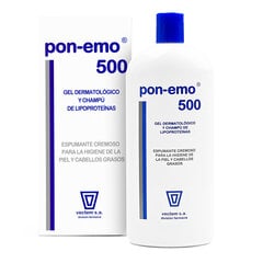 Dermatologinis šampūnas ir dušo želė Xhekpon Emo-Emo Gel Shampoo Dermatological, 500 ml цена и информация | Масла, гели для душа | pigu.lt