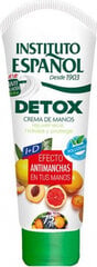 Rankų kremas Instituto Español Anti-Brown Spot Hand Cream Detox, 75 ml kaina ir informacija | Kūno kremai, losjonai | pigu.lt