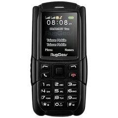 RugGear RG129, Dual SIM, Black kaina ir informacija | Mobilieji telefonai | pigu.lt