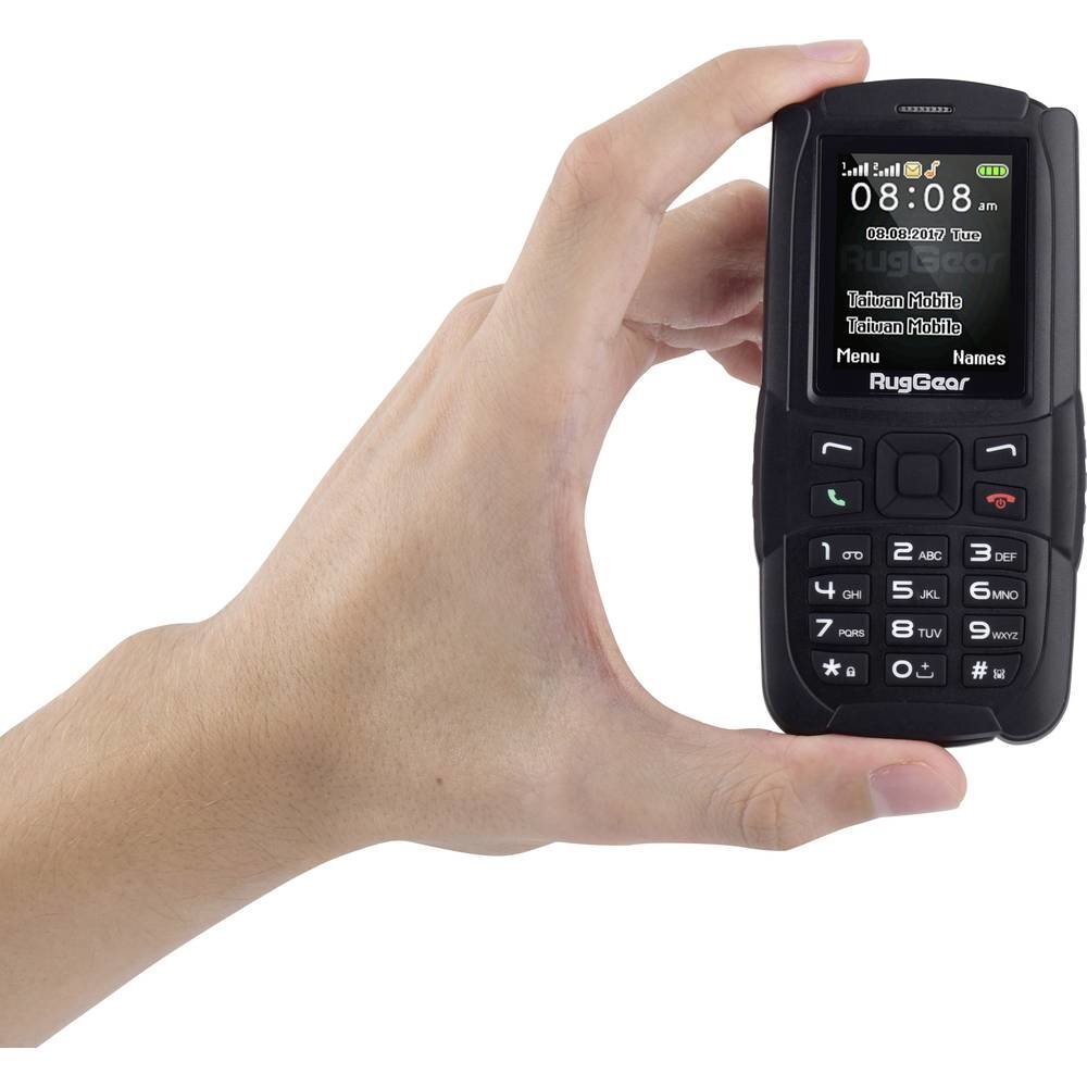 Телефон RugGear RG129, Dual SIM, Черный цена | pigu.lt