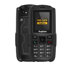 RugGear RG129, Dual SIM, Black kaina ir informacija | Mobilieji telefonai | pigu.lt