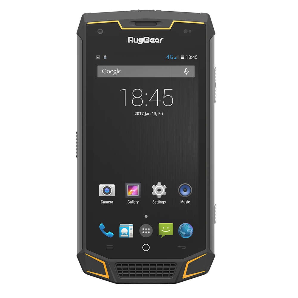 RugGear RG740, Dual SIM, Black/Yellow цена и информация | Mobilieji telefonai | pigu.lt