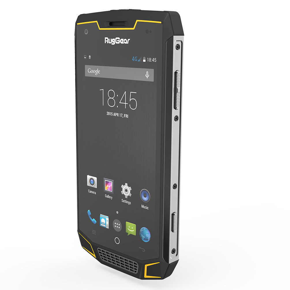 RugGear RG740, Dual SIM, Black/Yellow kaina ir informacija | Mobilieji telefonai | pigu.lt