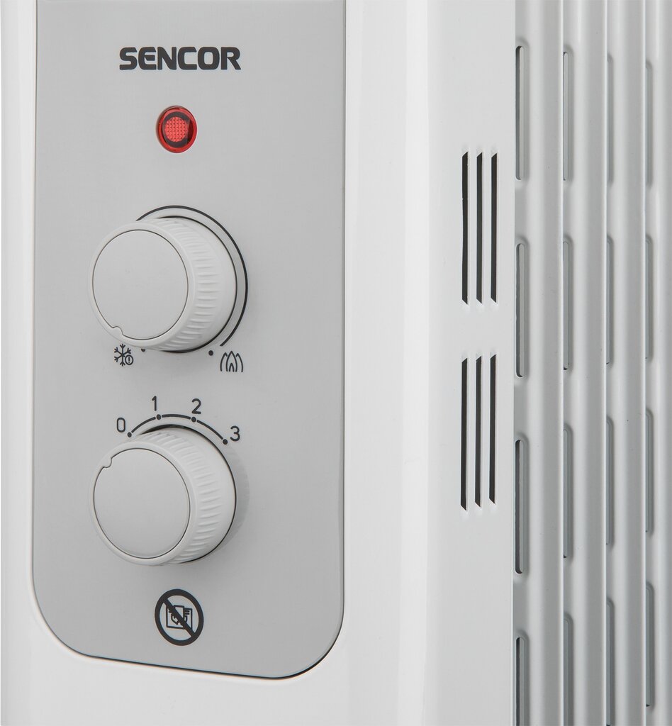 Tepalinis radiatorius SENCOR SOH 3209WH, 2000W, 9 sekcijos цена и информация | Šildytuvai | pigu.lt