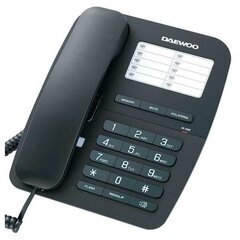 Daewoo DTC-240, juodas kaina ir informacija | Stacionarūs telefonai | pigu.lt