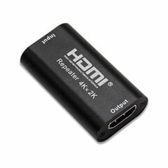 HDMI-повторитель NANOCABLE 10.15.1201 Чёрный цена и информация | Адаптеры, USB-разветвители | pigu.lt