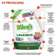 EKO Švelnus Aleppo muilo audinių skalbiklis Winni's 1250 ml kaina ir informacija | Winni's Virtuvės, buities, apyvokos prekės | pigu.lt