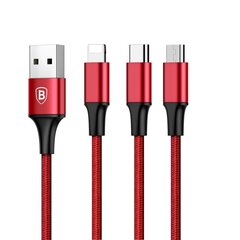 Kabelis Baseus USB 2.0 type C No data - Lightning, Micro USB, USB type C No data, 1,2 m CAMLT-SU09 kaina ir informacija | Kabeliai ir laidai | pigu.lt