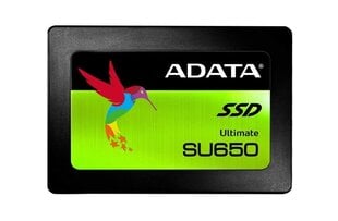 ADATA 480GB 2,5" SATA SSD Ultimate SU650 цена и информация | Внутренние жёсткие диски (HDD, SSD, Hybrid) | pigu.lt