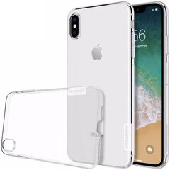 Чехол-крышка Nillkin Nature супер тонкий 0.6 мм для Apple iPhone XS Max, прозрачный цена и информация | Чехлы для телефонов | pigu.lt