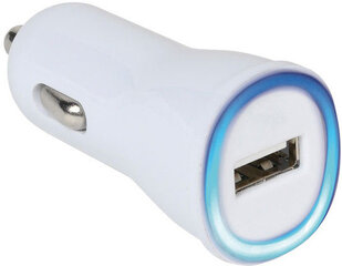 Vivanco car charger USB 2.1A, white (36257) цена и информация | Зарядные устройства для телефонов | pigu.lt