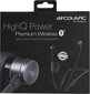 Vivanco wireless headset HighQ Power BT (39257) цена и информация | Ausinės | pigu.lt