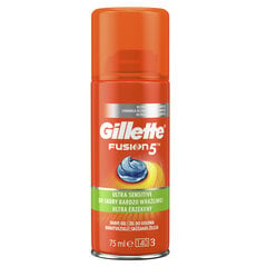 Skutimosi gelis Gillette FUSION Ultra Sensitive 75 ml kaina ir informacija | Skutimosi priemonės ir kosmetika | pigu.lt