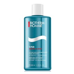 Лосьон для лица Homme T-pur Biotherm, 200 мл цена и информация | Средства для очищения лица | pigu.lt