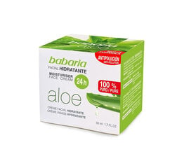 Питательный крем для лица Aloe Vera Babaria (50 ml) цена и информация | Кремы для лица | pigu.lt