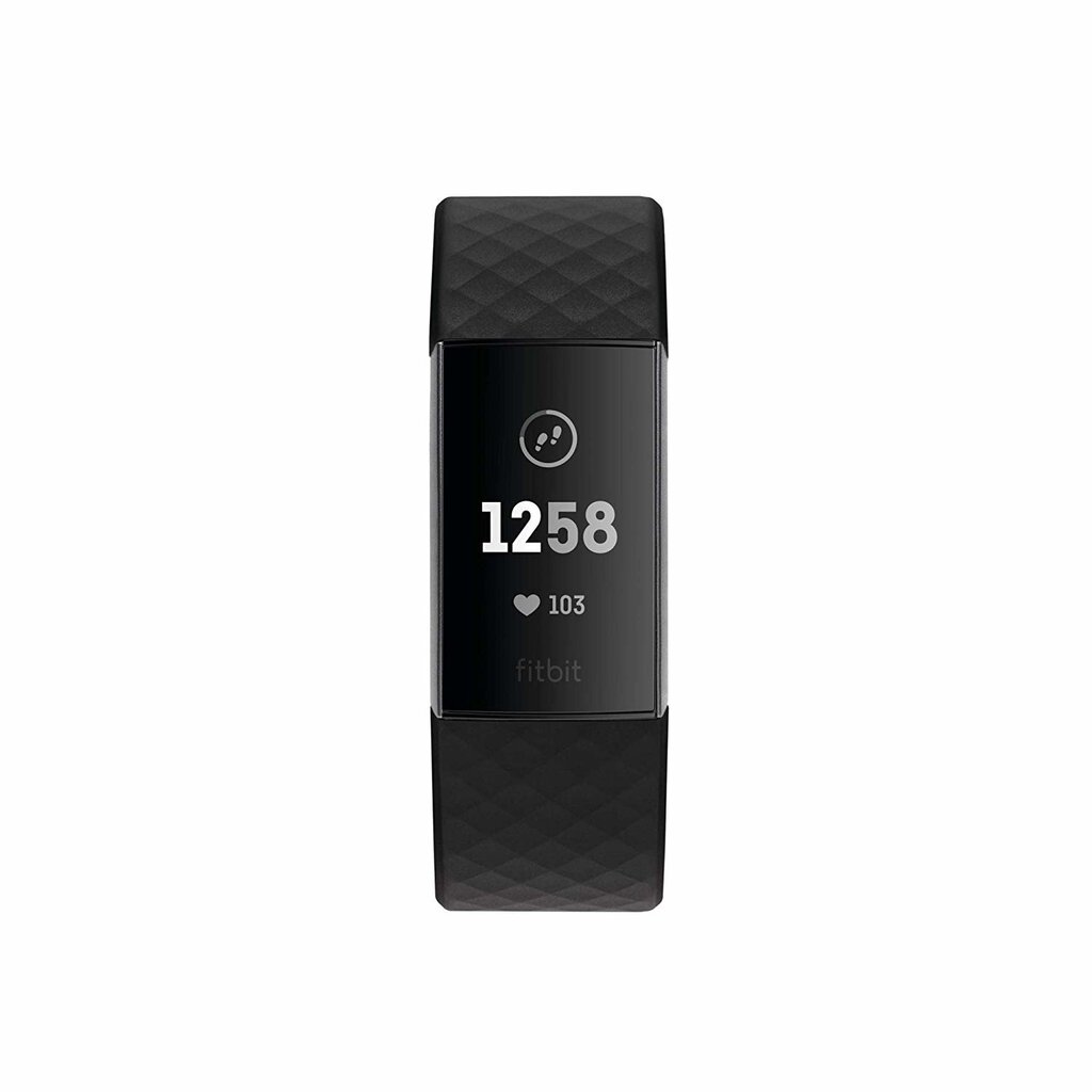 Išmanioji apyrankė Fitbit Charge 3, Black/Graphite цена и информация | Išmaniosios apyrankės (fitness tracker) | pigu.lt