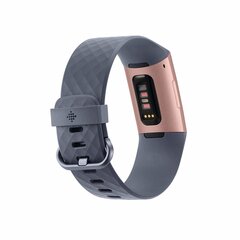 Išmanioji apyrankė Fitbit Charge 3, Blue-Grey/Rose-Gold kaina ir informacija | Išmaniosios apyrankės (fitness tracker) | pigu.lt