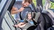 Automobilinė kėdutė Kinderkraft Mink (0-13 kg), grey kaina ir informacija | Autokėdutės | pigu.lt