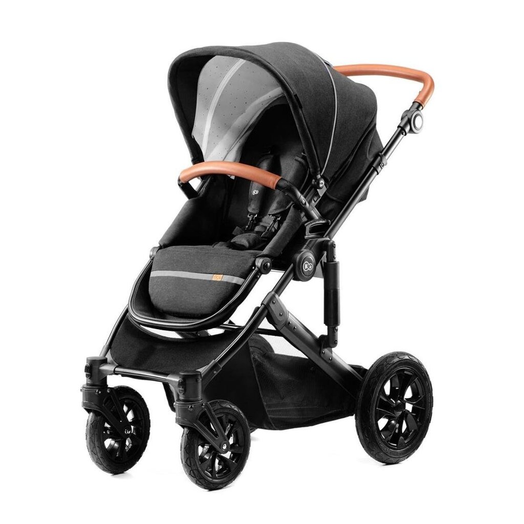 Universalus vežimėlis Kinderkraft Prime 2in1, Black цена и информация | Vežimėliai | pigu.lt