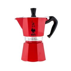 Moka кофеварка Bialetti Express на 6 чашек, красная цена и информация | Чайники, кофейники | pigu.lt