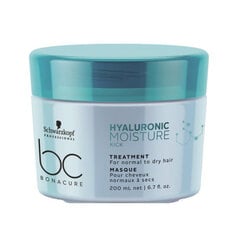 Schwarzkopf BC Bonacure Hyaluronic Moisture Kick маска для волос 200 мл цена и информация | Средства для укрепления волос | pigu.lt