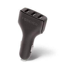 Forever Triple USB car charger CC-05 4.8A цена и информация | Зарядные устройства для телефонов | pigu.lt