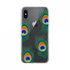 Flavr Peacock apsauginė nugarėlė, skirta iPhone XS / X kaina ir informacija | Telefono dėklai | pigu.lt