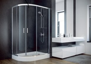 Pusapvalė dušo kabina Besco Modern, 100x185,120x185 cm kaina ir informacija | Besco Vonios kambario įranga | pigu.lt
