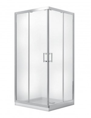 Kvadratinė dušo kabina Besco Modern, 80,90x185 cm kaina ir informacija | Dušo kabinos | pigu.lt