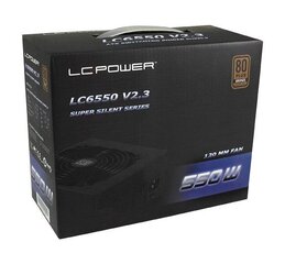 LC-Power LC6550 V2.3 kaina ir informacija | Maitinimo šaltiniai (PSU) | pigu.lt