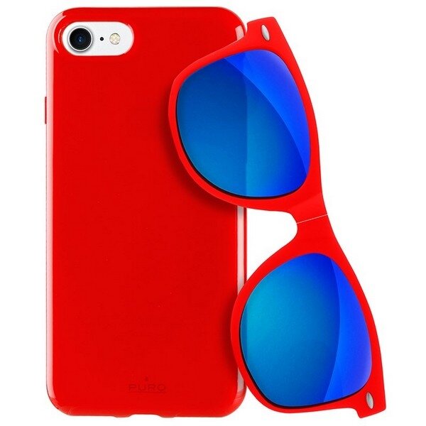 Puro Sunny Kit Gift Set - Plasma Case + Folding Sunglasses kaina ir informacija | Telefono dėklai | pigu.lt